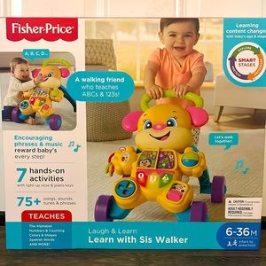 Fisher-Price Laugh & Learn with Sis Walker.